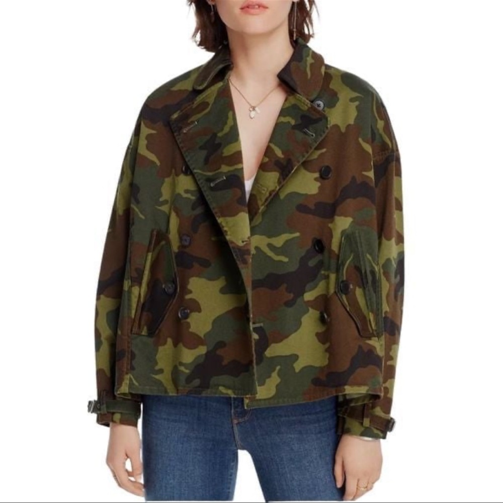 Lini Oversized Army Camo Jacket